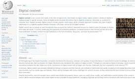 
							         Digital content - Wikipedia								  
							    