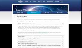 
							         Digital Copy FAQs | Universal Pictures Home Entertainment								  
							    