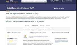 
							         Digital Experience Platforms (formerly Horizontal Portal Software ...								  
							    
