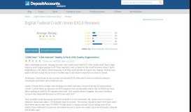 
							         Digital Federal Credit Union (DCU) Reviews - Deposit Accounts								  
							    