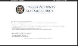 
							         Digital Gradebook/ INOW - Harrison County School District								  
							    
