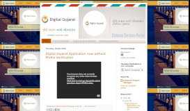 
							         Digital Gujarat - Common Services Portal								  
							    