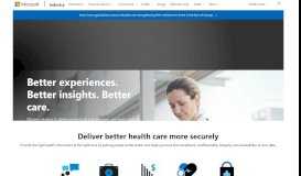 
							         Digital Health | Microsoft								  
							    