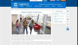 
							         Digital higher education - Unesco								  
							    