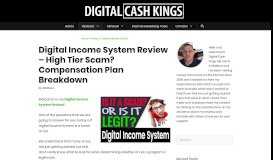 
							         Digital Income System Review - High Tier Scam ...								  
							    