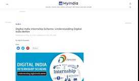 
							         Digital India Internship Scheme: Understanding Digital India Better ...								  
							    