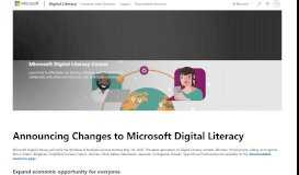 
							         Digital Literacy Standard Curriculum Version 4 - Microsoft								  
							    