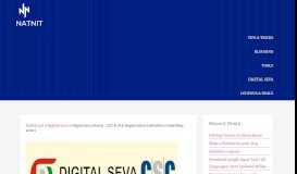 
							         Digital Seva: Apna CSC Registration - NatNit								  
							    