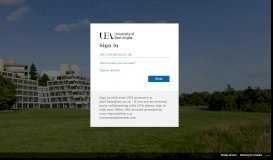 
							         Digital Signage - The UEA Portal								  
							    