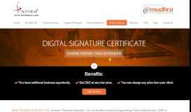 
							         Digital Signature Resellership, E-mudhra, DSC E-mudhra, DSC ...								  
							    