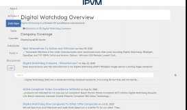
							         Digital Watchdog Product Reviews - IPVM.com								  
							    
