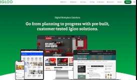 
							         Digital Workplace Solutions | Igloo Software								  
							    