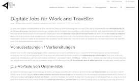 
							         Digitale Jobs | Online-Jobs für Work and Traveller - Auslandsjob.de								  
							    