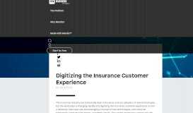 
							         Digitizing the Modern Insurance Customer Experience - Mendix								  
							    