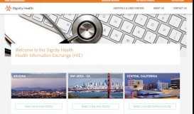 
							         Dignity Health Information Exchange								  
							    