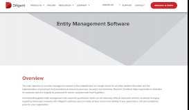 
							         Diligent & Blueprint OneWorld Entity Management Software								  
							    