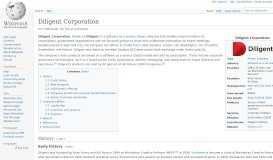 
							         Diligent Corporation - Wikipedia								  
							    