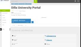 
							         Dilla University Portal 1.0 for Android - Download - Uptodown.com								  
							    