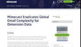 
							         Dimension Data Cloud Email Services Case | Mimecast								  
							    