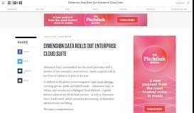 
							         Dimension Data Rolls Out Enterprise Cloud Suite | WIRED								  
							    