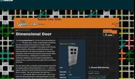 
							         Dimensional Door | Tekkit Lite Wiki | FANDOM powered by Wikia								  
							    