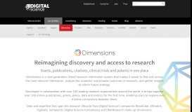 
							         Dimensions - Reimagining discovery and access to research								  
							    