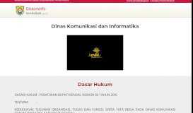 
							         Dinas Komunikasi dan Informatika - Portal Resmi Kabupaten Kendal								  
							    