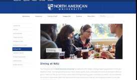 
							         Dining at NAU - North American University								  
							    