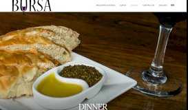 
							         Dinner – Bursa Mediterranean Cuisine								  
							    