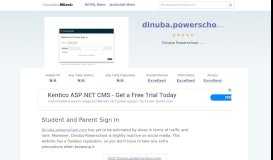 
							         Dinuba.powerschool.com website. Student and Parent Sign In.								  
							    