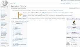 
							         Diocesan College - Wikipedia								  
							    