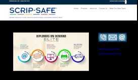 
							         Diplomas on Demand ELITE – SCRIP-SAFE Security Products								  
							    