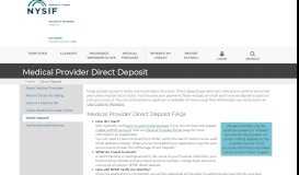 
							         Direct Deposit - nysif								  
							    