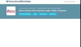 
							         Direct General Auto Insurance Login | Make a Payment								  
							    