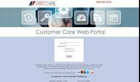 
							         Direct Line Customer Care Portal								  
							    