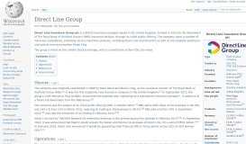 
							         Direct Line Group - Wikipedia								  
							    