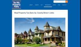 
							         Direct Links to Real Property Tax Data by County								  
							    