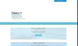 
							         directdental | Member Home - Direct Dental Plans								  
							    