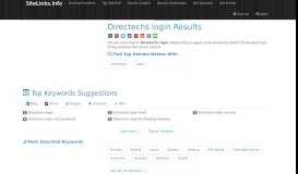 
							         Directechs login Results For Websites Listing - SiteLinks.Info								  
							    