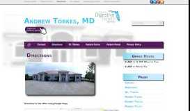 
							         Directions | Andrew Tobkes, MD - Dr. Andrew Tobkes								  
							    