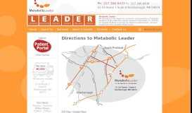 
							         Directions - Metabolic Leader								  
							    