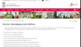
							         Director Developing Caste Welfare | District Banaskantha ...								  
							    
