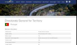 
							         Directorate General for Territory | EuroGeographics								  
							    