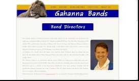 
							         Directors - Gahanna Bands								  
							    