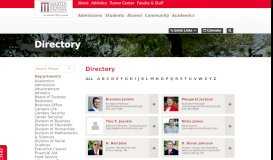 
							         Directory | About | Martin Methodist College								  
							    