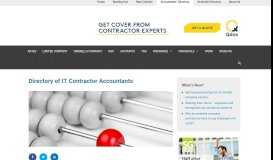 
							         Directory of IT Contractor Accountants - Contract Eye								  
							    