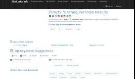 
							         Directv fs scheduler login Results For Websites Listing								  
							    