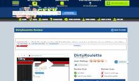 
							         DirtyRoulette: Is DirtyRoulette.com Worth Your Time?								  
							    