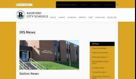 
							         DIS News - Schools - Radford City Schools								  
							    