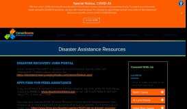 
							         Disaster Assistance Resources - CareerSource Research Coast								  
							    